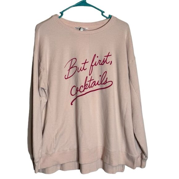 Wildfox Light Pink Sweater size Large - Picture 1 of 5